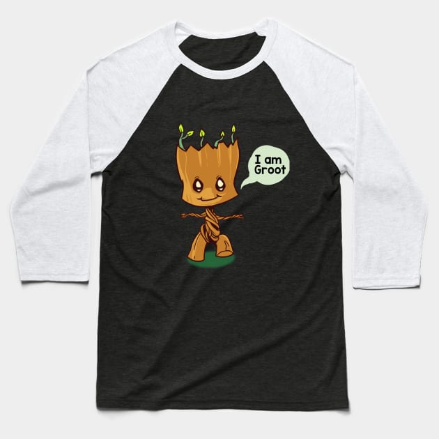 I am Groot Baseball T-Shirt by peekxel